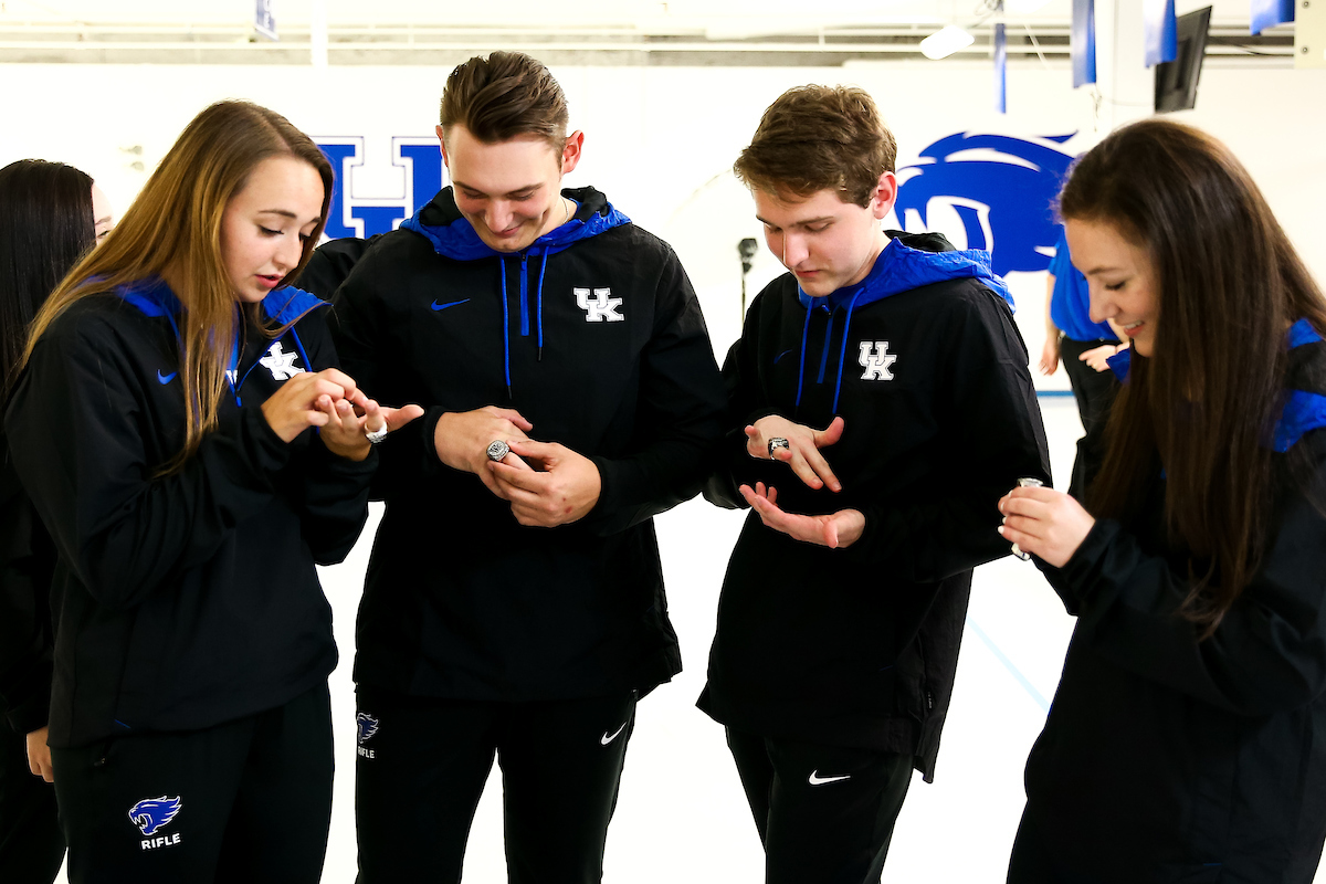 Rings.

Rifle National Championship Rings.

Photo by Eddie Justice | UK Athletics