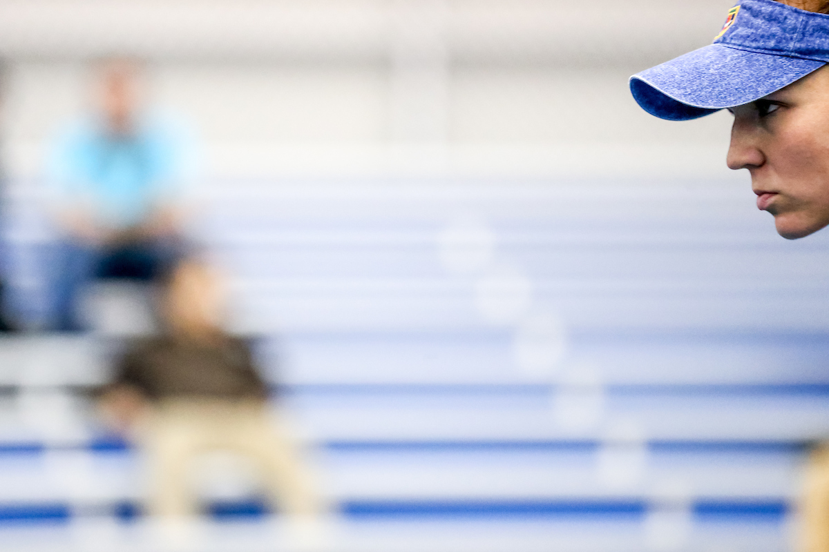 Akvile Parazinskaite. 

Kentucky beat NKU.

Photo by Eddie Justice | UK Athletics