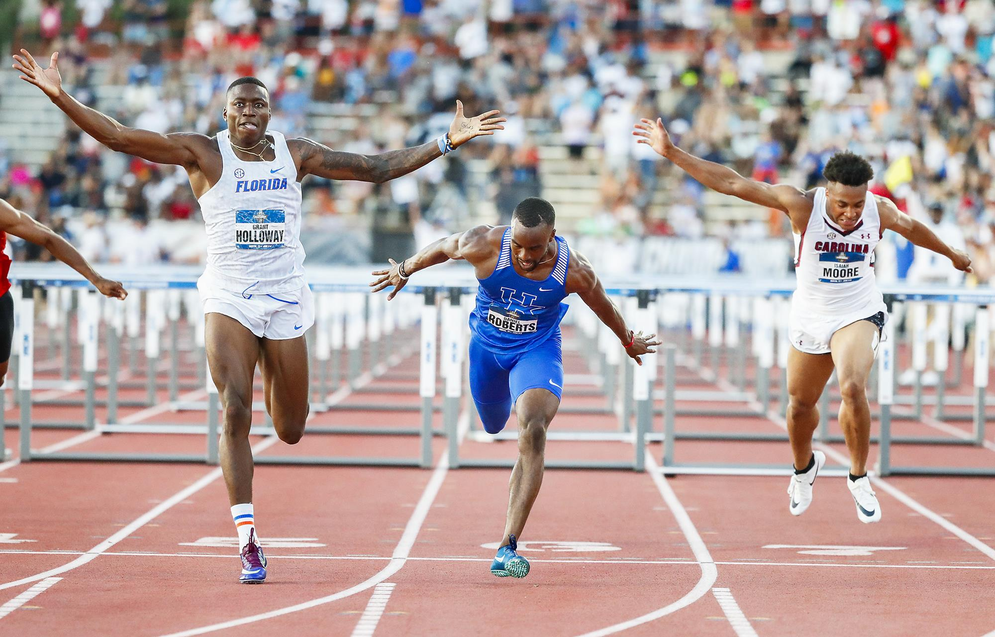 Daniel Roberts Runs Epic 13.00 for NCAA 110H Silver