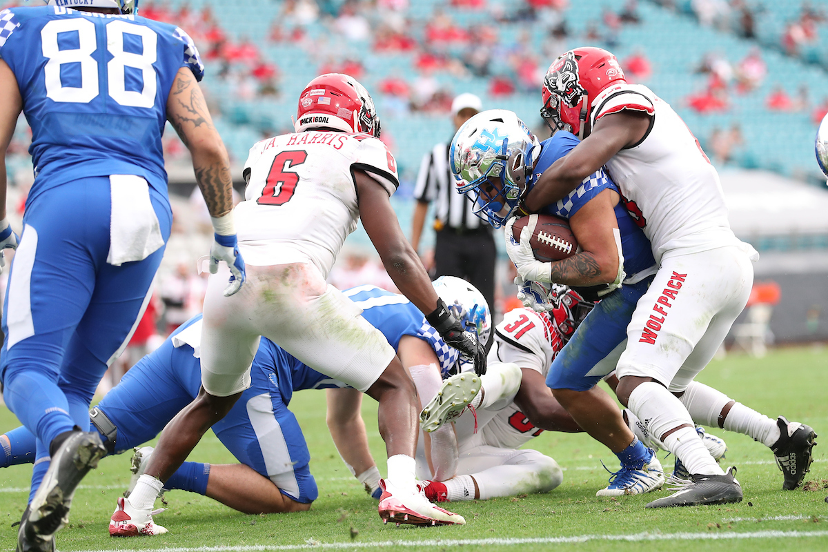 CHRIS RODRIGUEZ JR..

Kentucky beats NC State, 23-21, to win the TaxSlayer Gator Bowl.

Photo by Elliott Hess | UK Athletics