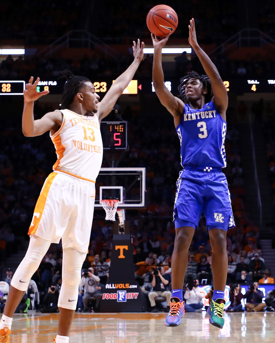 Tyrese Maxey.

Kentucky beat Tennessee, 77-64.

Photo by Elliott Hess | UK Athletics