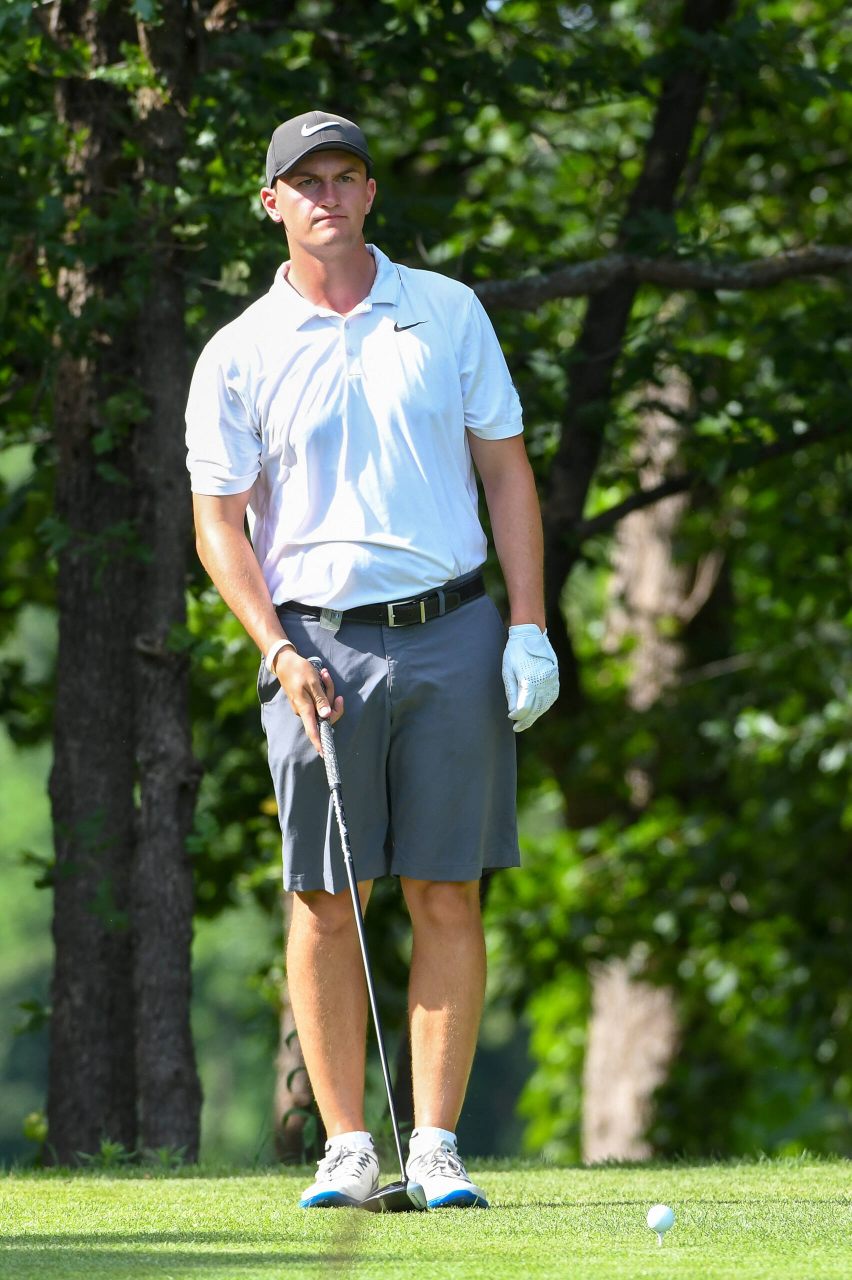Lukas Euler at the 2018 NCAA Men's Golf National Championship.