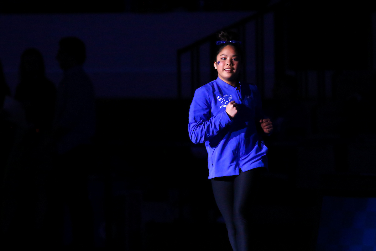 Kaitlin Deguzman.

Kentucky wins quad meet in Memorial Coliseum Debut,

Photo by Grace Bradley | UK Athletics