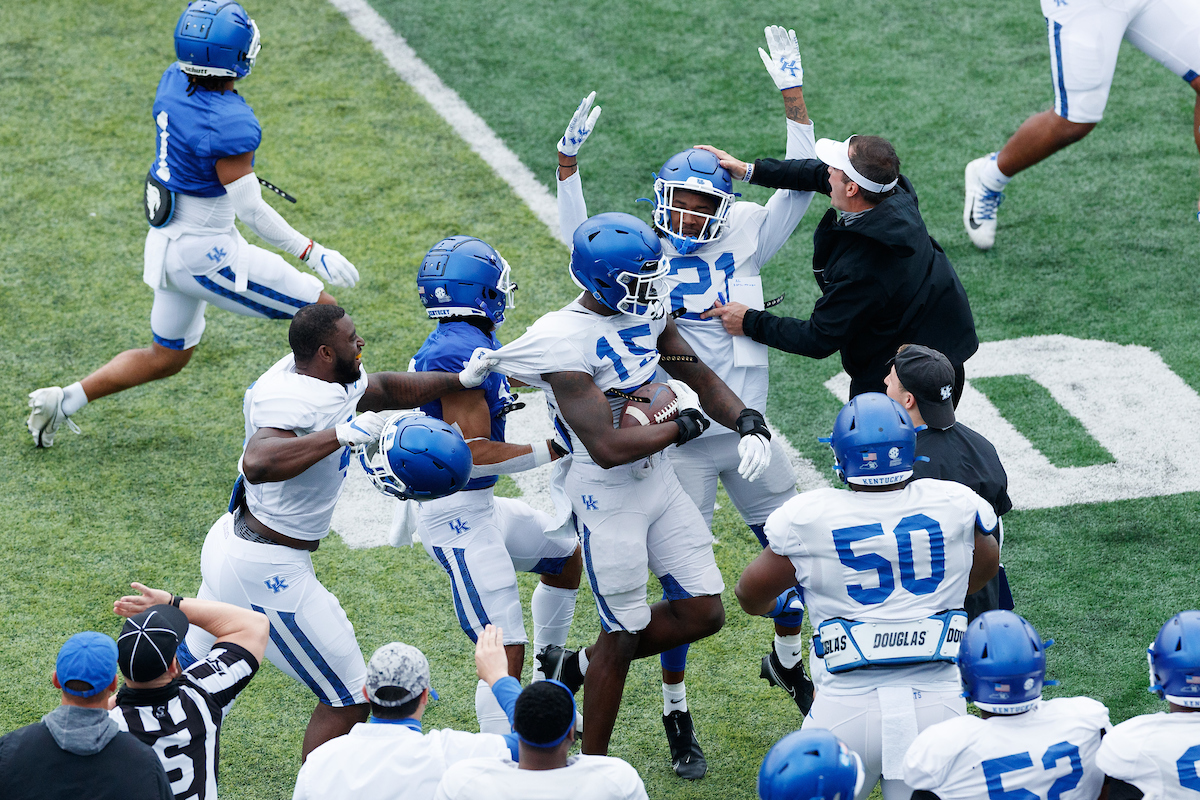 JORDAN WRIGHT.

2021 UK Football Spring Practice.

Photo by Elliott Hess | UK Athletics