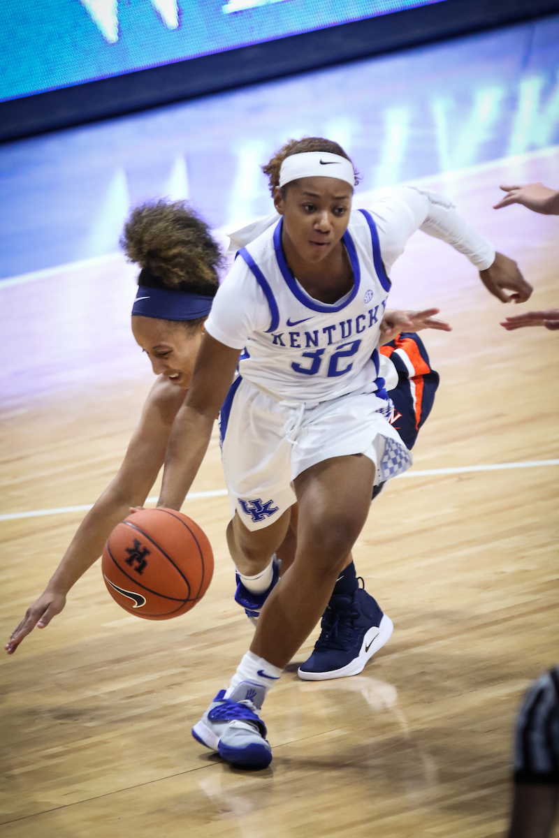 Jaida Roper.

UK women's basketball beat Virginia 63-51 at Rupp Arena on Thursday, November 15th, 2018.

Photo by Eddie Justice | UK Athletics