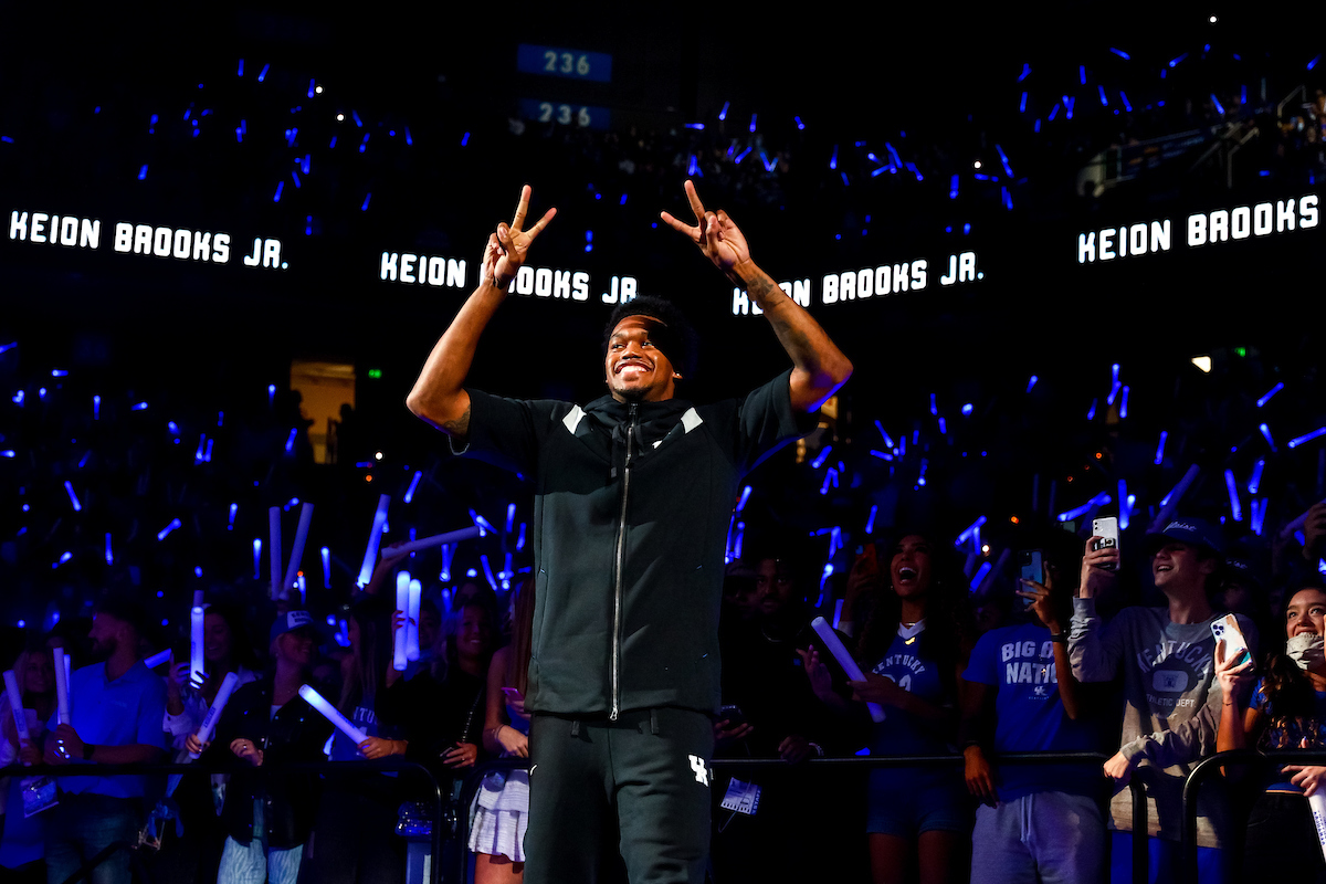 Keion Brooks Jr. 

Big Blue Madness.

Photo by Eddie Justice | UK Athletics