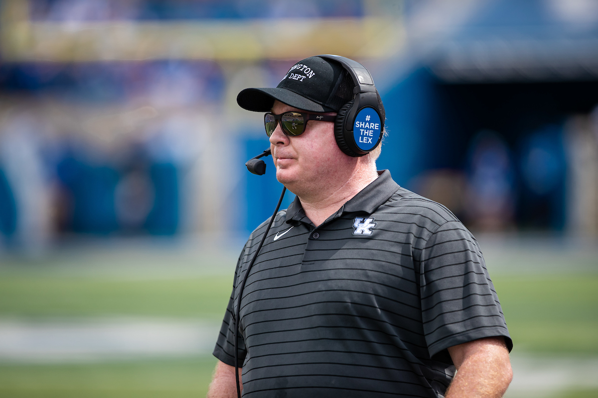 Coach Mark Stoops

UK beats UTC, 28-23.

Photo by Jacob Noger | UK Athletics