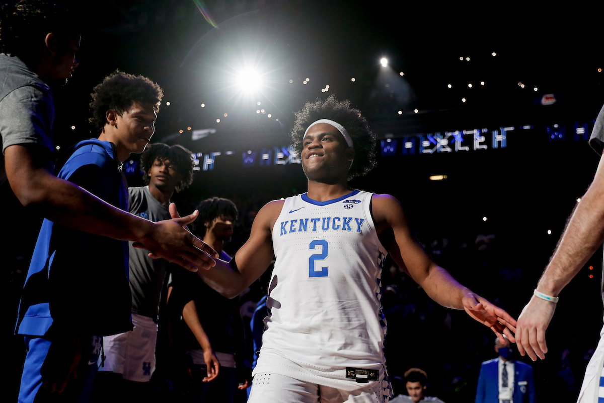 Sahvir Wheeler.

Kentucky beat Florida 78-57.

Photos by Chet White | UK Athletics