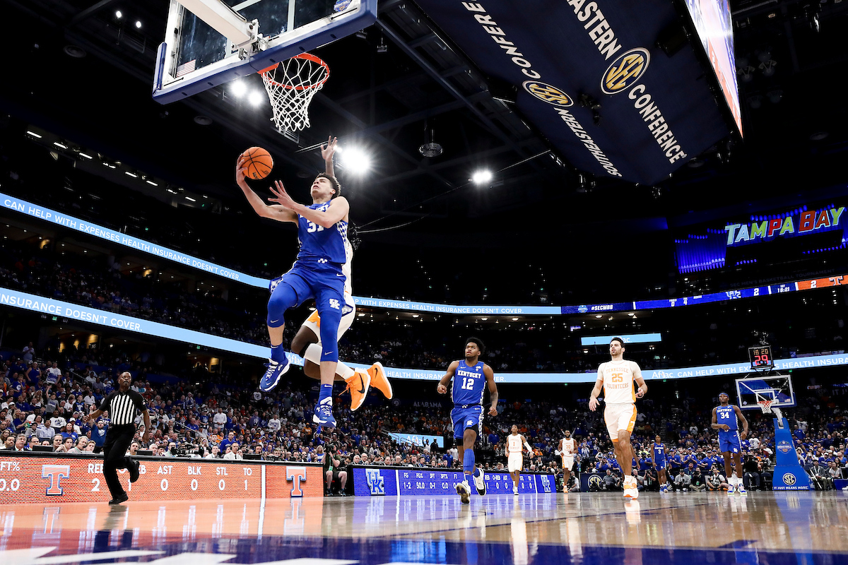 Kellan Grady.

Kentucky loses to Tennessee 69-62.

Photos by Chet White | UK Athletics