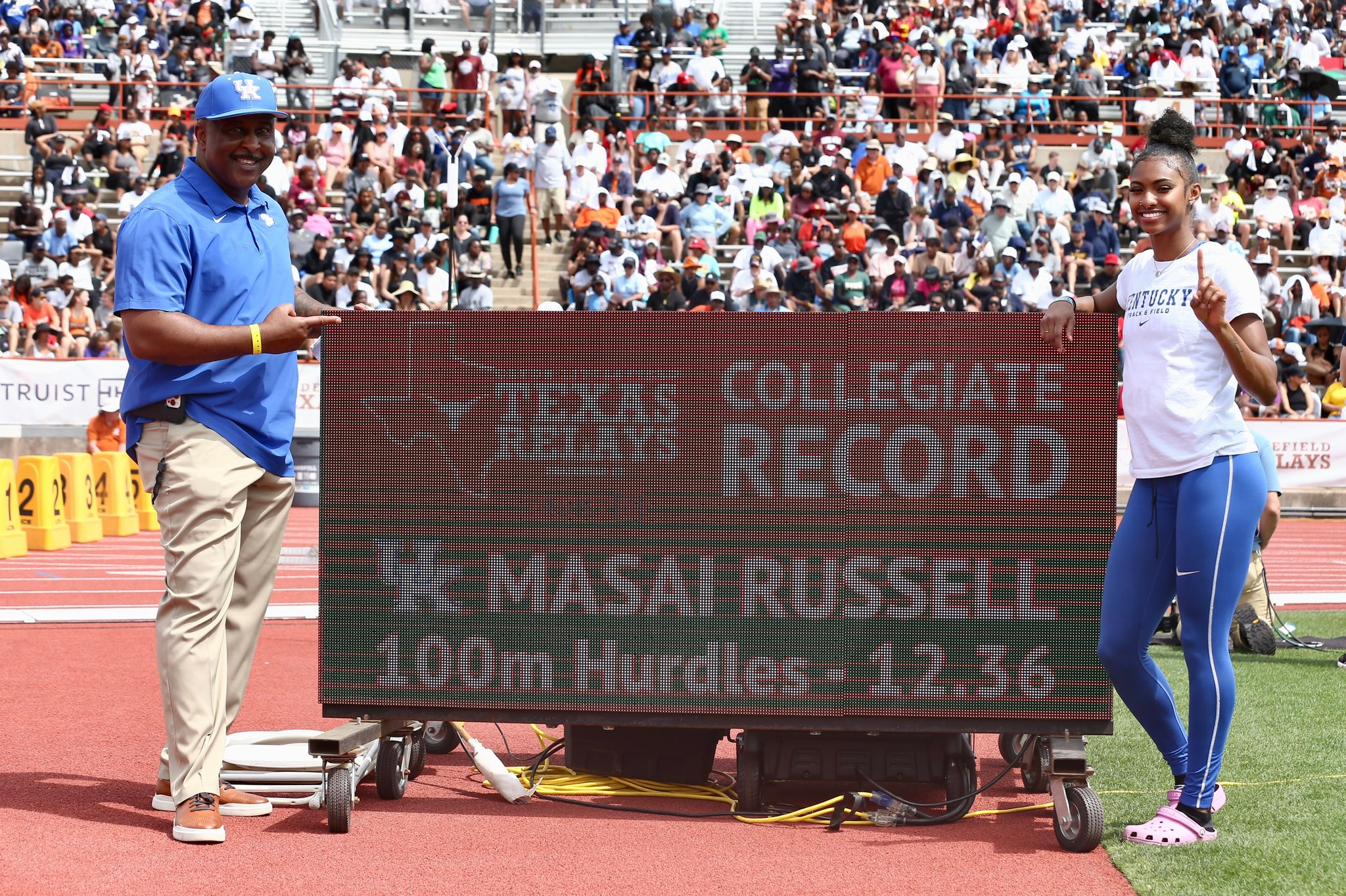 Masai Russell Breaks Collegiate Record In 100-Meter Hurdles