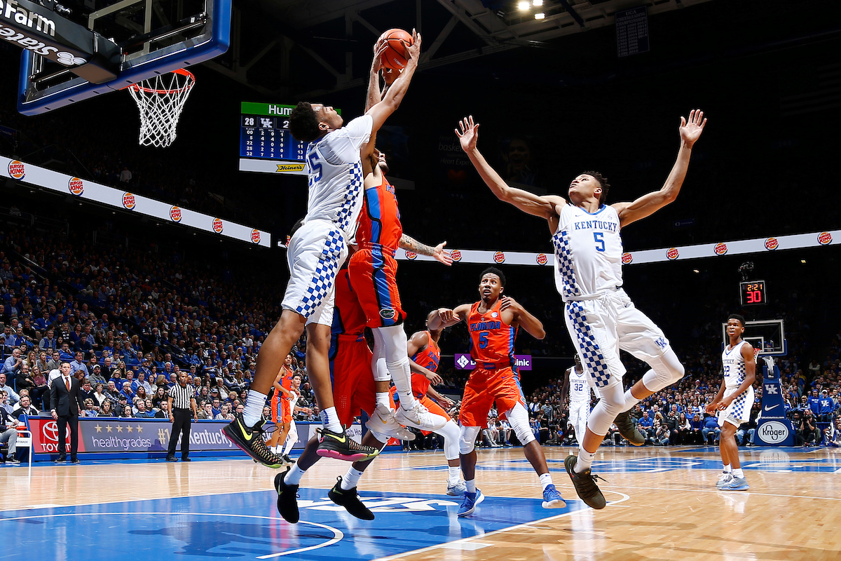 PJ Washington.

The University of Kentucky men's basketball team falls to Florida 66-64 on Saturday, January 20, 2018 at Rupp Arena in Lexington, Ky.

Photo by Quinn Foster I UK Athletics