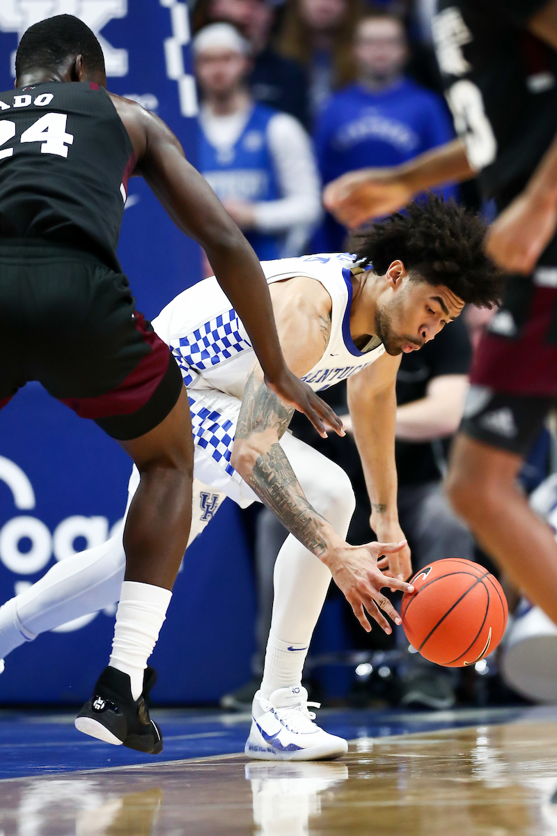 Nick Richards.

Kentucky beat Miss St. 80-72.

Photo by Elliott Hess | UK Athletics