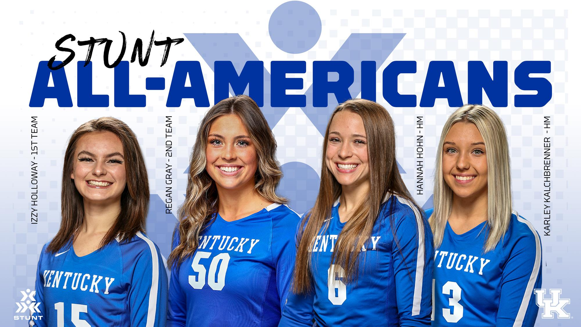 Kentucky STUNT Places Four on All-American Team
