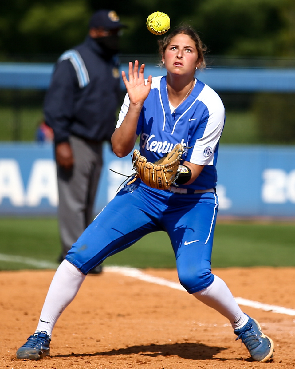 Miranda Stoddard. 

Kentucky loses to LSU 10-4. 

Photo by Eddie Justice | UK Athletics