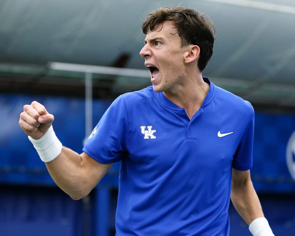 Francois Musitelli.

Kentucky defeats VCU 7-0.

Photo by Tommy Quarles | UK Athletics