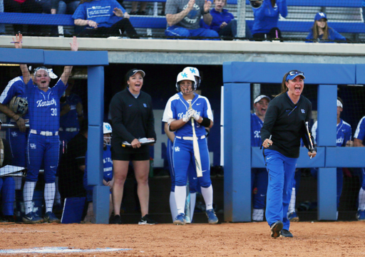 Rachel Lawson

The softball team falls to Ole Miss in a double Header on Saturday, April 6, 2019. 

Photo by Britney Howard | UK Athletics