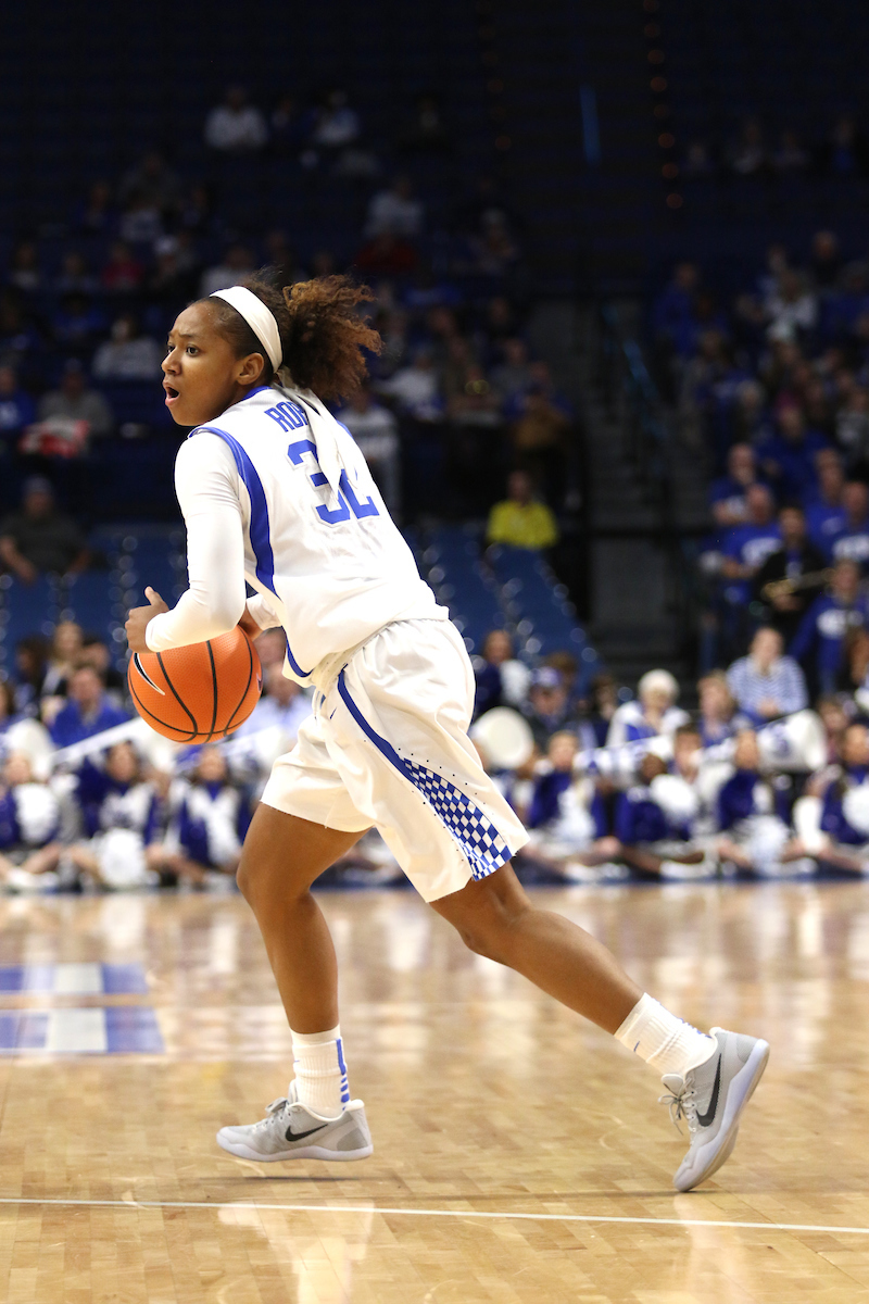 Jaida Roper.

The University of Kentucky women's basketball team falls to Tennessee on Sunday, December 31, 2017 at Rupp Arena. 

Photo by Quinn Foster I UK Athletics