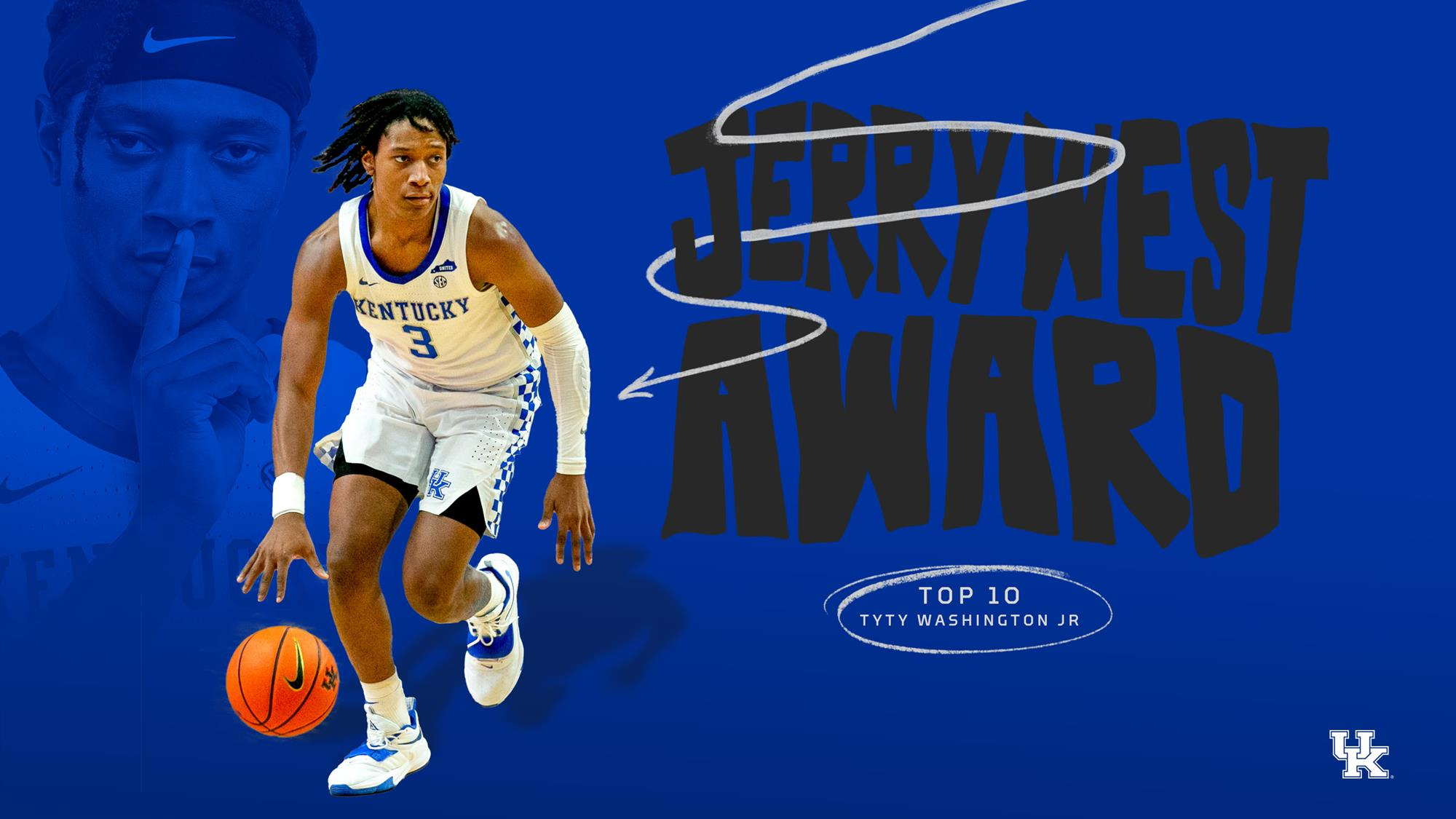 TyTy Washington Jr. Tabbed a Finalist for Jerry West Award