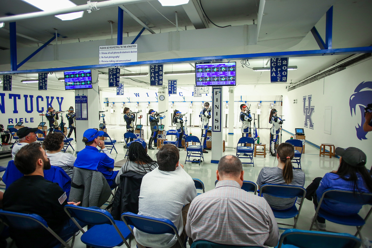Team, 

Kentucky Rifle vs the Navy. 

Photo by Sarah Caputi | UK Athletics