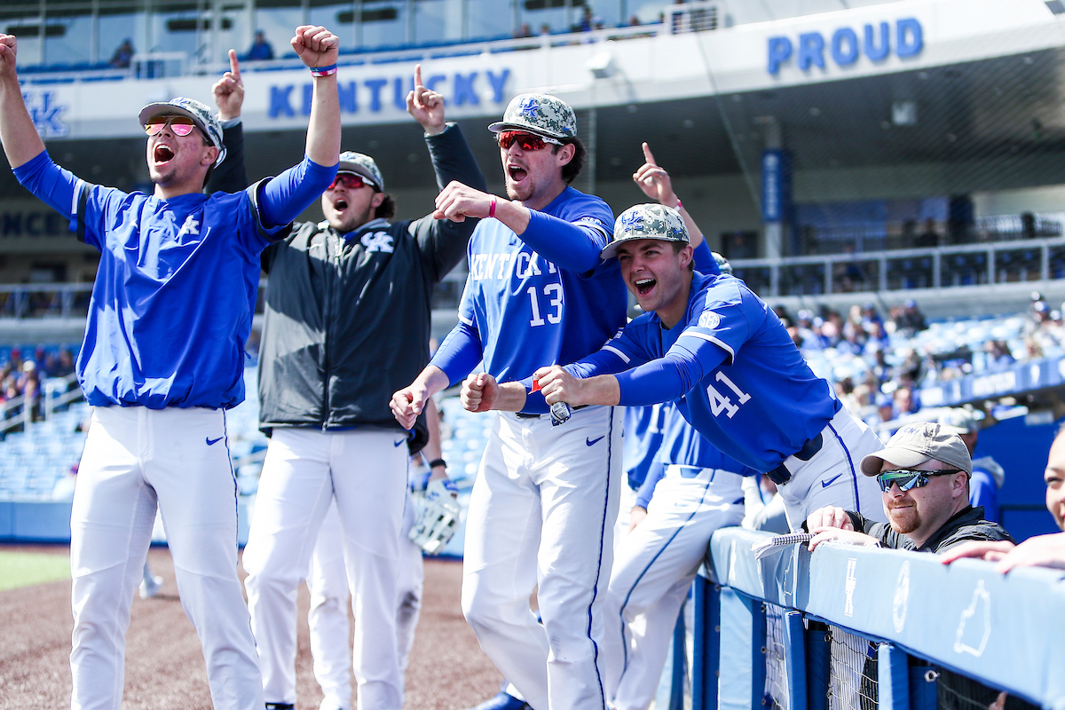 Austin Strickland. Magdiel Cotto. James McCoy. Evan Byers.

Kentucky loses to Ole Miss 1-10.

Photo by Sarah Caputi | UK Athletics