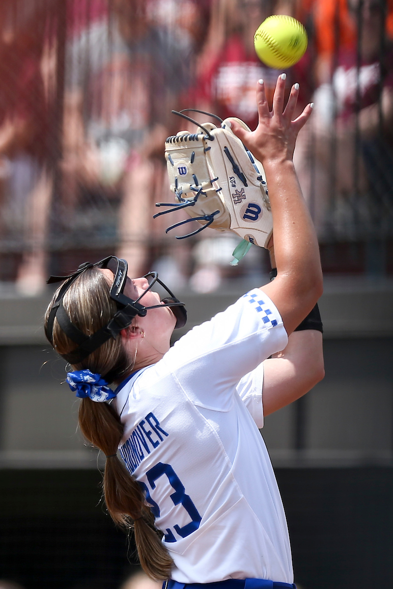 Stephanie Schoonover.

Kentucky falls to Virginia Tech 2-9.

Photo by Grace Bradley | UK Athletics