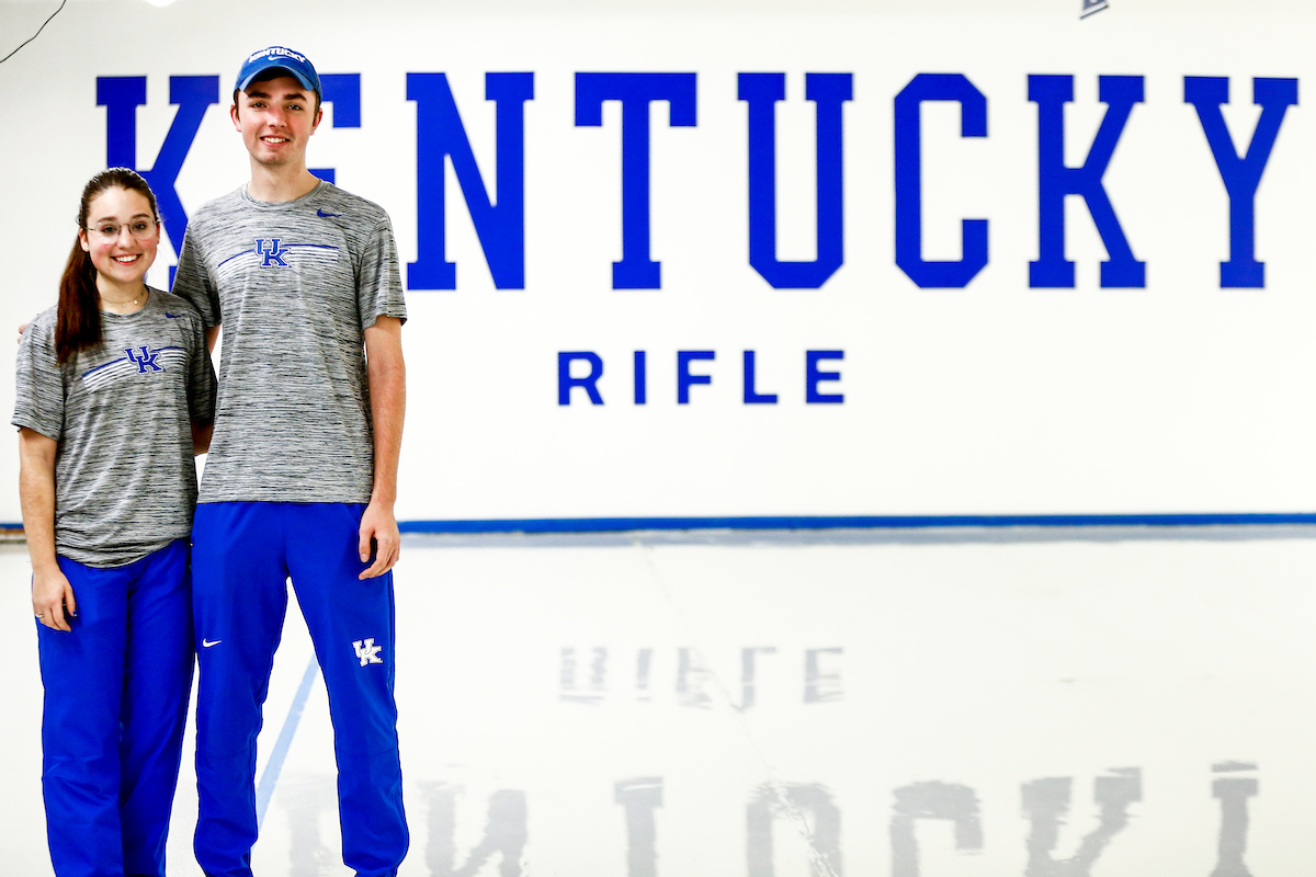 Mary Tucker. Will Shaner. 

Kentucky Rifle vs Ole Miss. 

Photo by Eddie Justice | UK Athletics