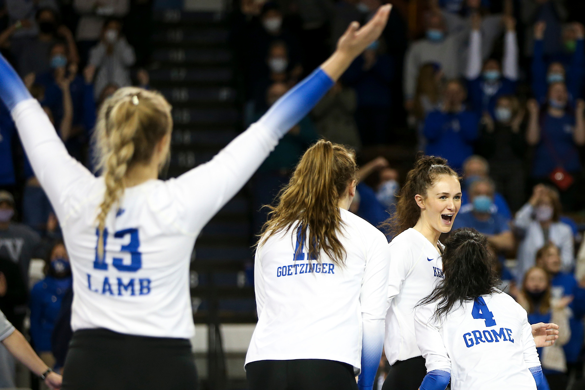 Sophie Fischer.

Kentucky sweeps Texas A&M 3-0.

Photo by Grace Bradley | UK Athletics