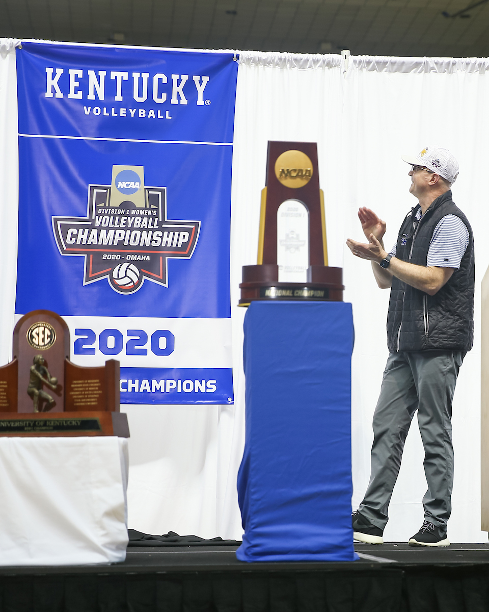 Craig Skinner.Kentucky Volleyball returns from winning NCAA ChampionshipPhoto by Grant Lee | UK Athletics