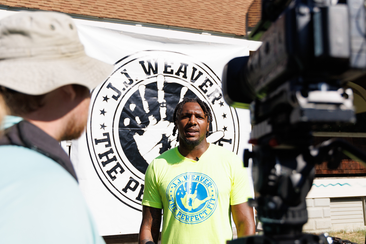 Video: JJ Weaver Bike Drive on BBN Tonight