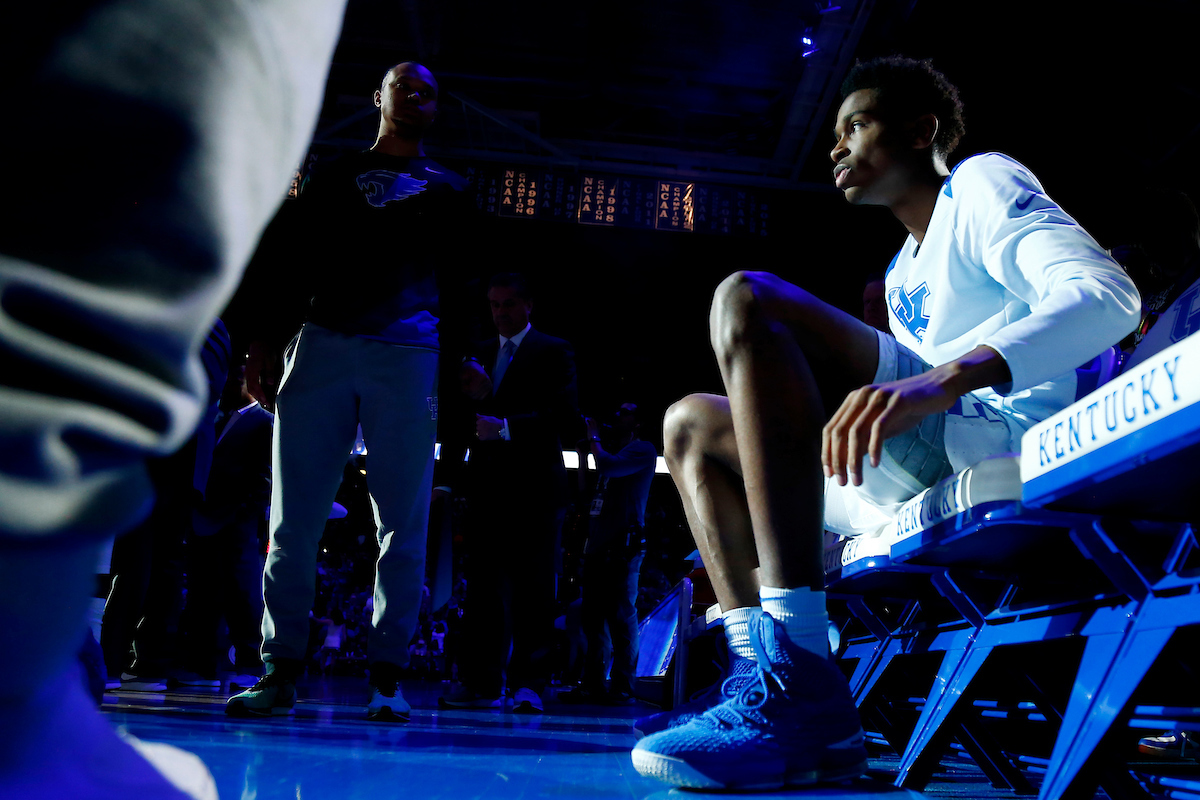 Shai Gilgeous-Alexander.

The University of Kentucky men's basketball team defeats Mississippi State 78-65 on Tuesday, January 23, 2017, in Lexington's Rupp Arena.

Photo by Quinn Foster I UK Athletics