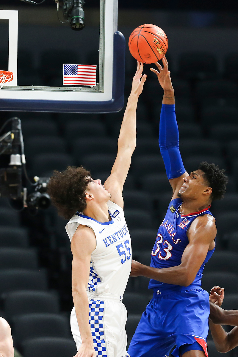 Lance Ware.

Kentucky falls to Kansas, 65-62, in the State Farm Champions Classic.

Photo by Chet White | UK Athletics