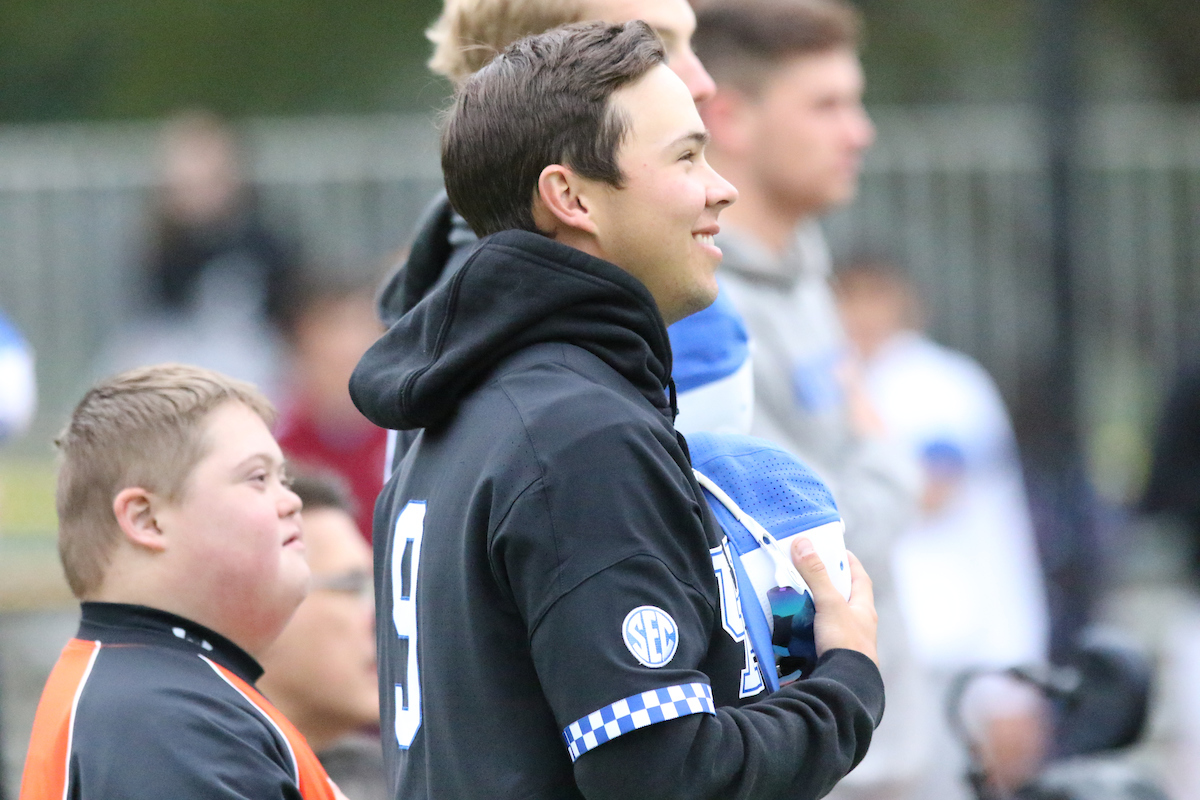 The Baseball team spends the morning with a group of kids in the Miracle League on Saturday, October 13th at Shillito Park.

Photos by Noah J. Richter | UK Athletics
