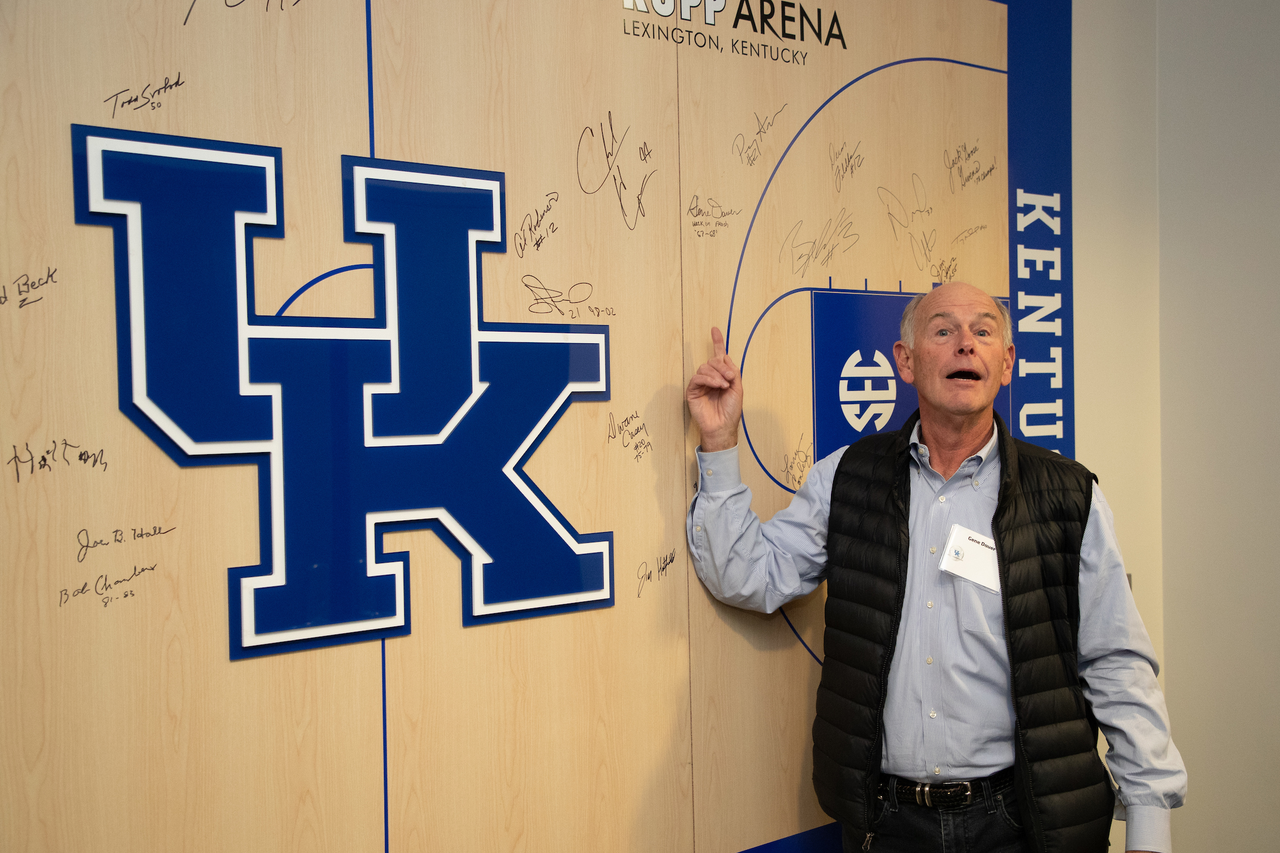 Gene Dauer

Men's Basketball Reunion Weekend.  Photo by Mark Mahan