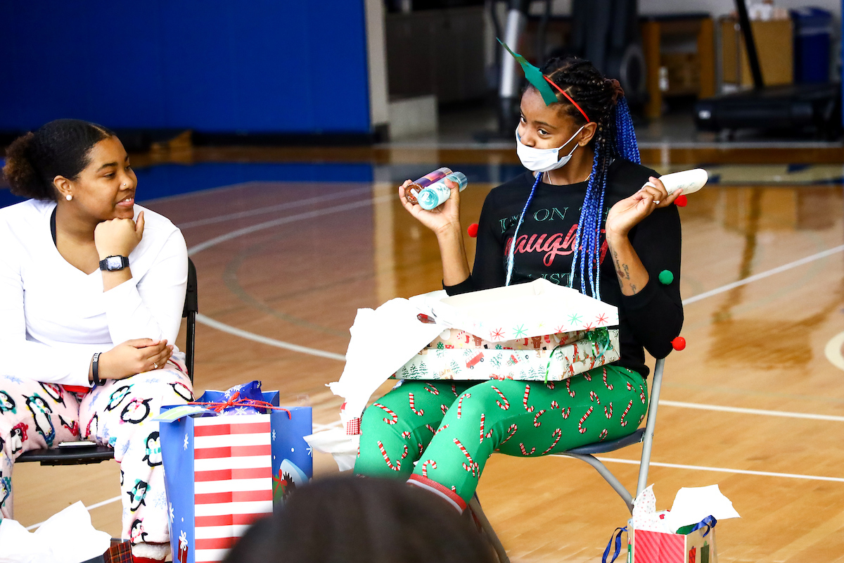 Keke McKinney. 

Kentucky WBB Christmas Party.

Photo by Eddie Justice | UK Athletics