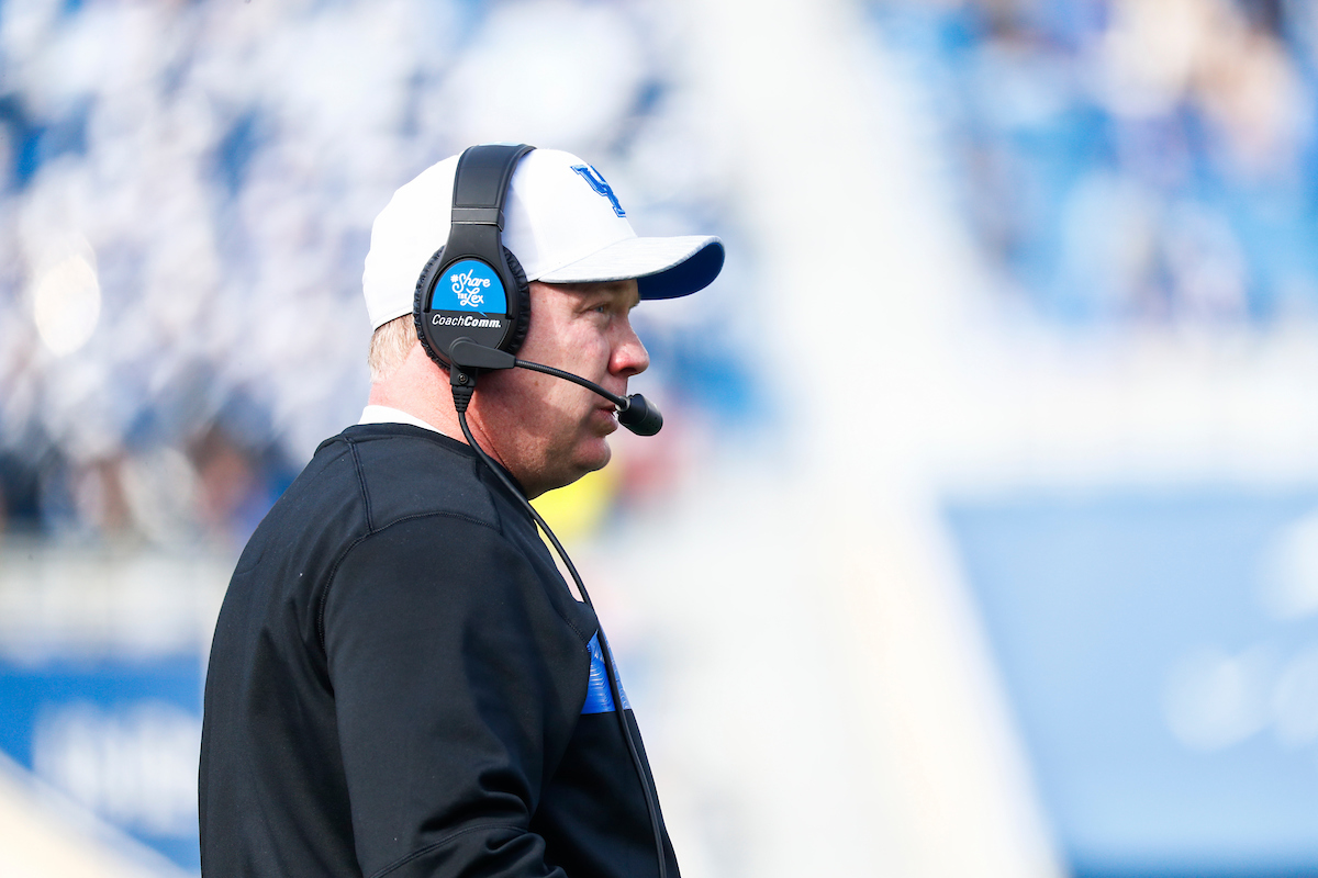 Mark Stoops.

UK football beats MTSU 34-23 on Senior Day at Kroger Field.

Photo by Chet White | UK Athletics