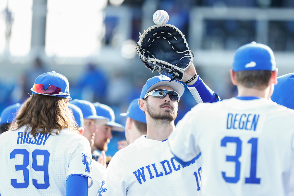 Dalton Reed.

Kentucky baseball defeated EKU 7-3 on opening day at Kentucky Proud Park.

Photo by Chet White | UK Athletics