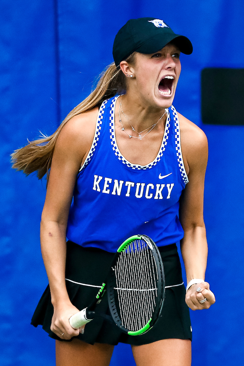 Ellie Eades.

Kentucky falls to Florida 4-2.

Photo by Eddie Justice | UK Athletics