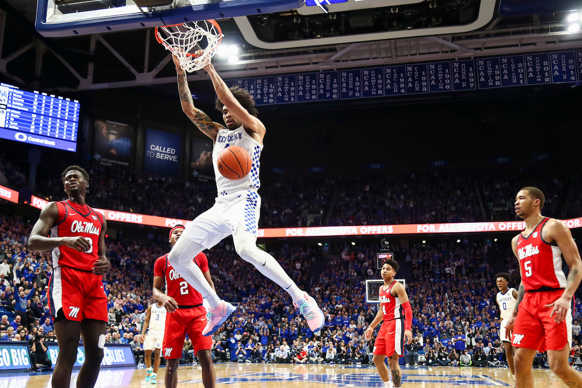 Nick Richards.

UK beat Ole Miss 67-62.

Photo by Chet White | UK Athletics
