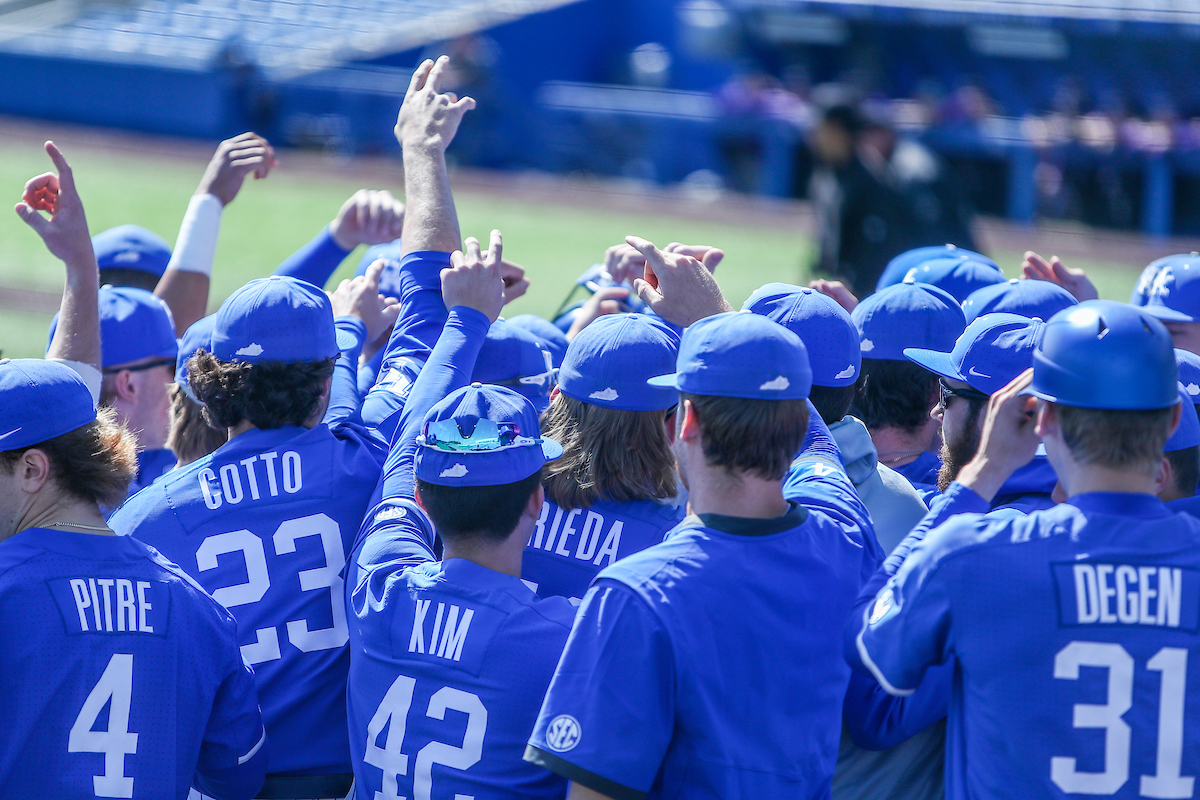 Team.

Kentucky defeats High Point 14-3.

Photo by Sarah Caputi | UK Athletics