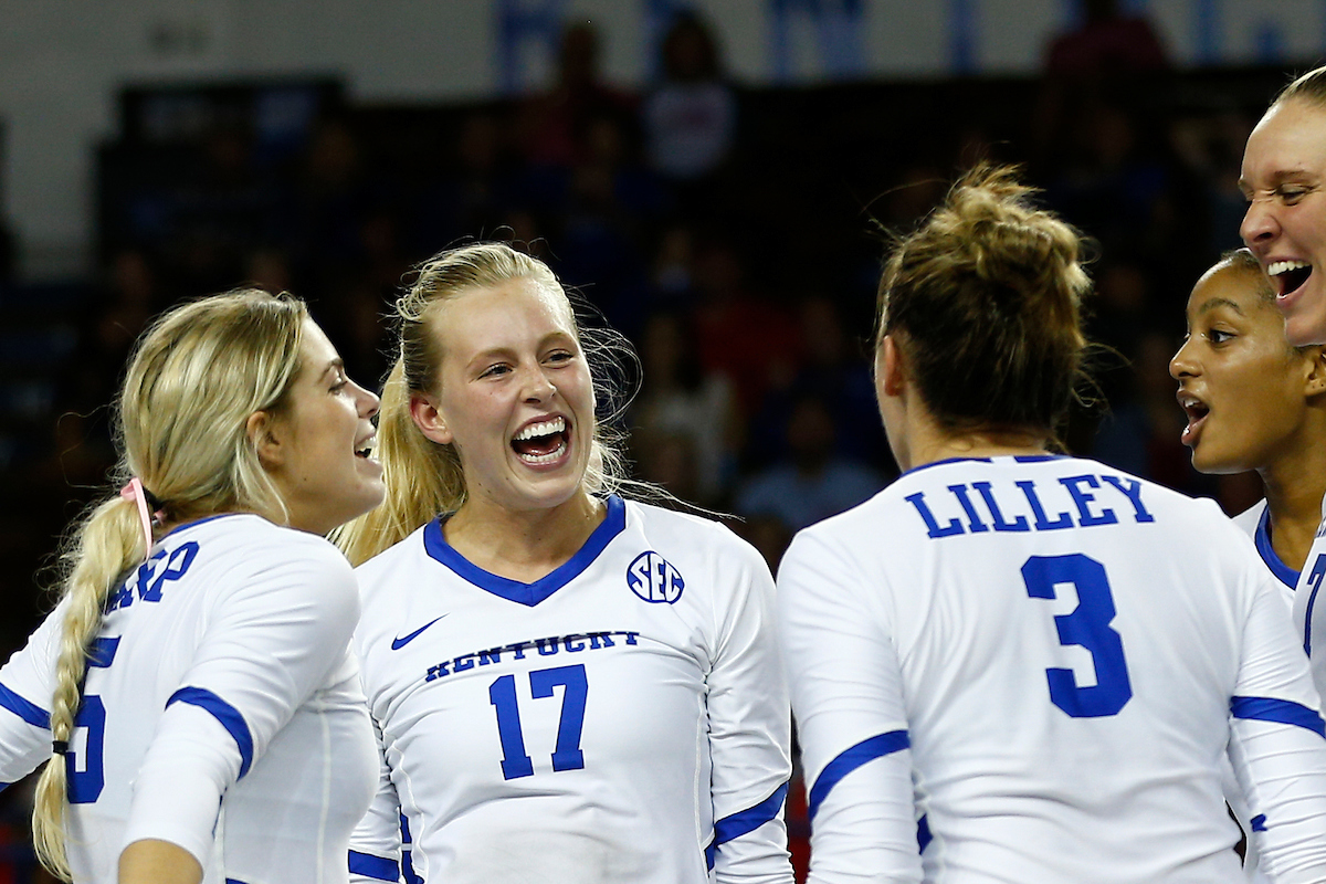 Alli Stumler.

UK Volleyball falls to Georgia 2-3. 

Photo by Isaac Janssen | UK Athletics