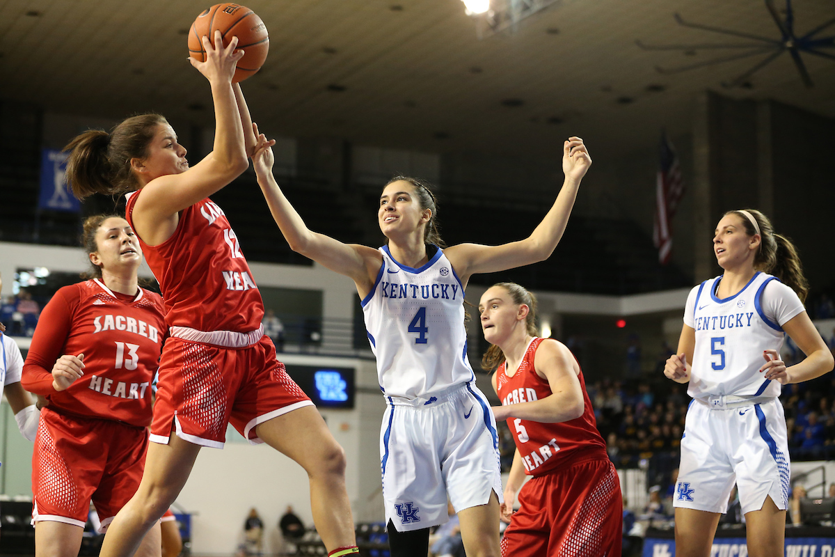 Maci Morris. 

UK beats to Sacred Heart University 71-43. 


Photo By Barry Westerman | UK Athletics