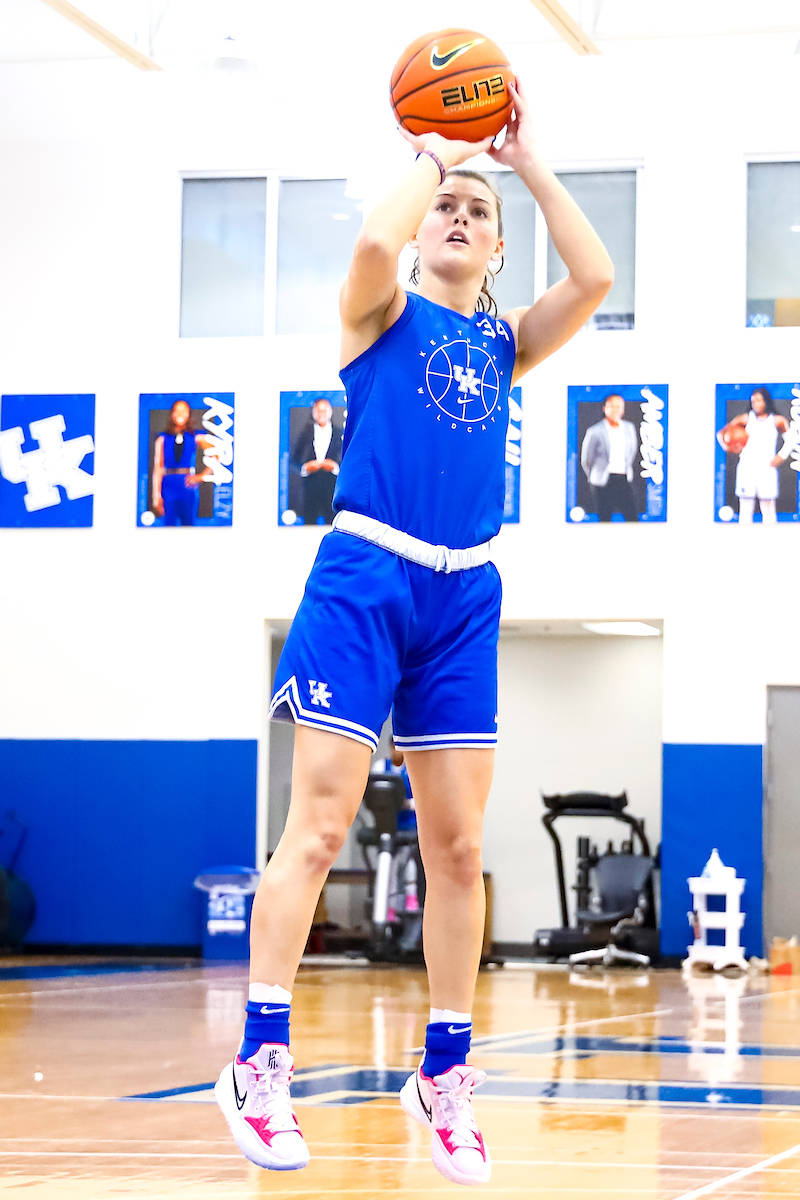 Emma King.

Kentucky Women’s Basketball Practice. 

Photo by Eddie Justice | UK Athletics