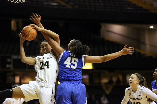 The University of Kentucky Women's Basketball Team falls to Vandy on Monday, January 15, 2018 at Memorial Gymnasium. 

Photo by Britney Howard | UK Athletics