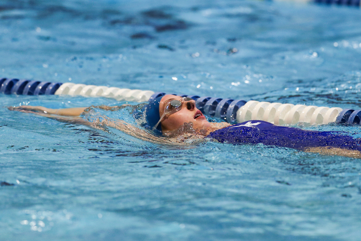 2020-21 Swim/Dive Blue/White match.

Photo by Hannah Phillips | UK Athletics