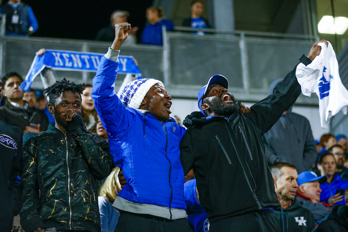 Fans.

Men's soccer beat Lipscomb 2-1.

Photo by Chet White | UK Athletics