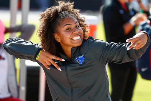 Tatiana Aholou.

Day two of the 2019 SEC Outdoor Track and Field Championships.