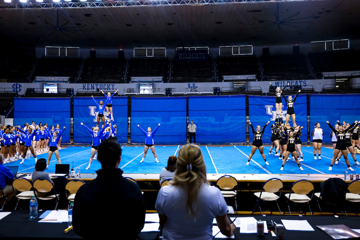 Team.

Kentucky Stunt sweeps Ashland in a doubleheader.

Photo by Eddie Justice | UK Athletics