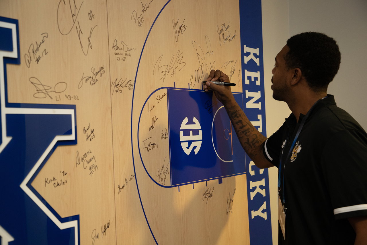 Erik Daniels

Men's Basketball Reunion Weekend.  Photo by Mark Mahan