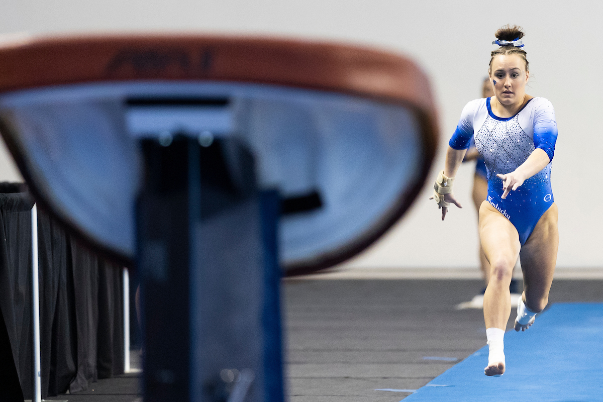 Raena Worley.

2021-22 Blue-White Meet.

Photo by Grant Lee | UK Athletics