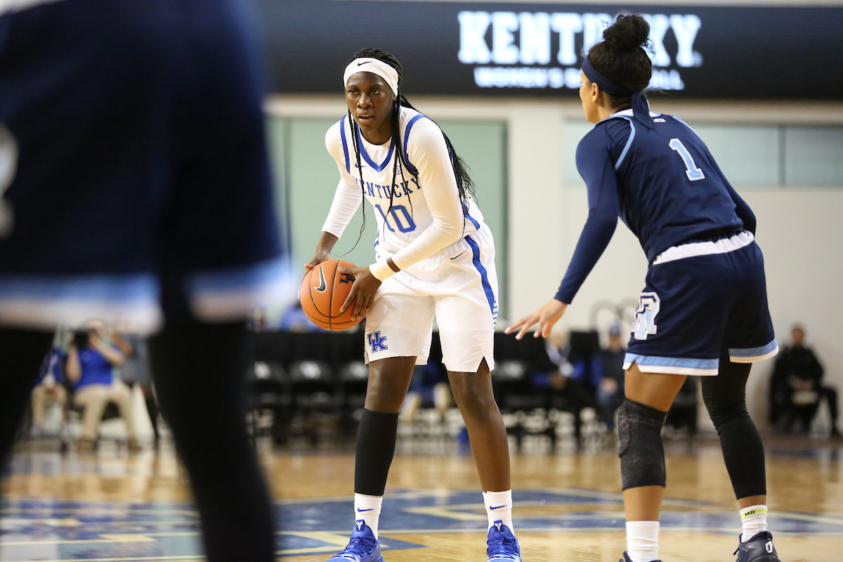 Kentucky Women's Basketball defeats Rhode Island 75-52 on Thursday, December 6th, 2018 at Memorial Coliseum.

Photos by Noah J. Richter | UK Athletics